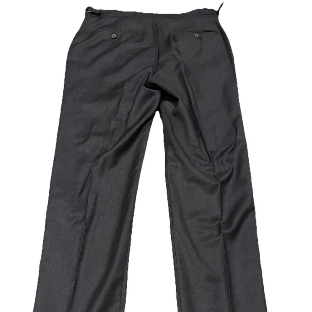 Suitsupply Men's Brescia Dark Grey Wool Dress Pants Trousers 30x30 - Picture 2 of 5